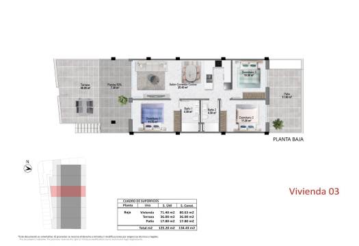 Obra Nueva - Ground Floor Bungalow - Pilar de la Horadada - pueblo