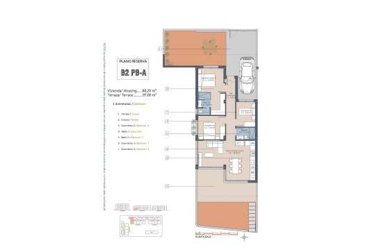 Obra Nueva - Ground Floor Bungalow - Los Alcázares - Serena Golf
