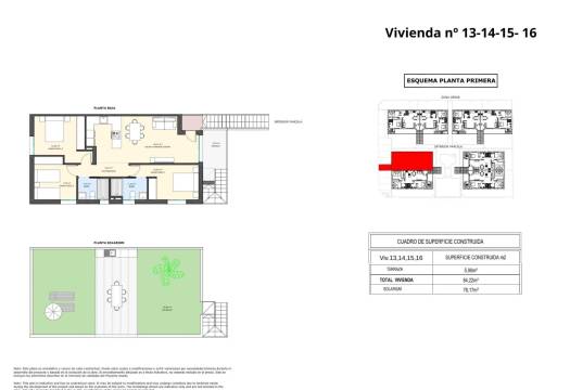 Obra Nueva - Top Floor Bungalow - Pilar de la Horadada - pueblo