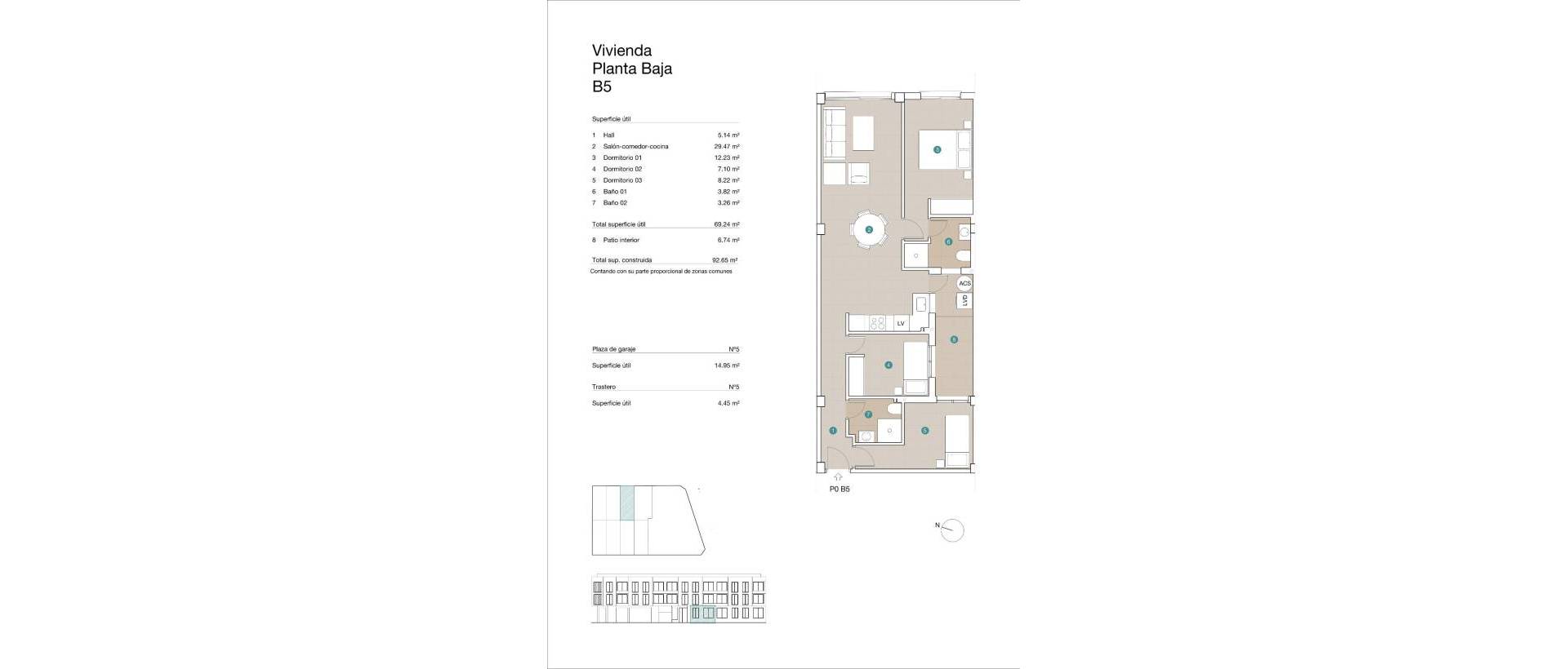 Obra Nueva - Ground floor apartment - Jacarilla - pueblo