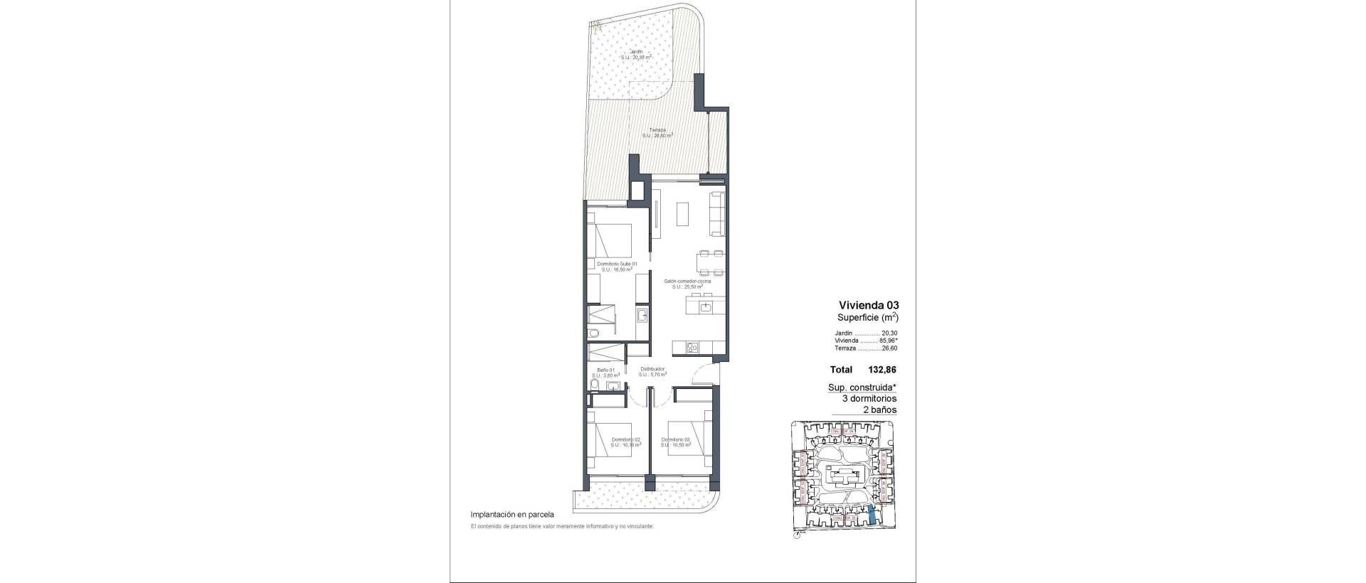Obra Nueva - Ground Floor Bungalow - Ciudad Quesada - Lo Marabu
