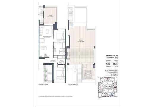 Obra Nueva - Top Floor Bungalow - Ciudad Quesada - Lo Marabu