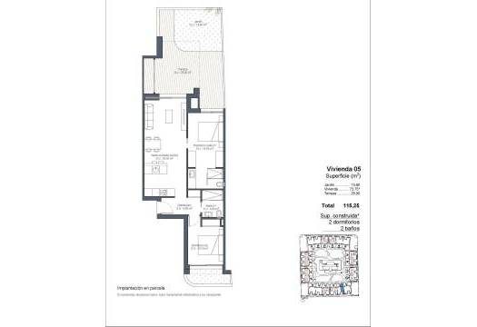 Obra Nueva - Ground Floor Bungalow - Ciudad Quesada - Lo Marabu