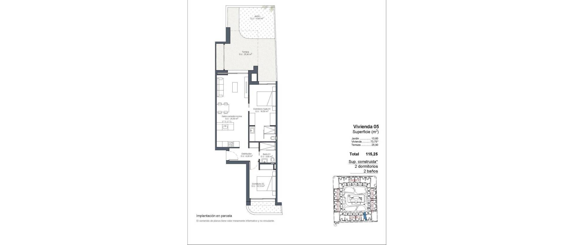 Obra Nueva - Ground Floor Bungalow - Ciudad Quesada - Lo Marabu