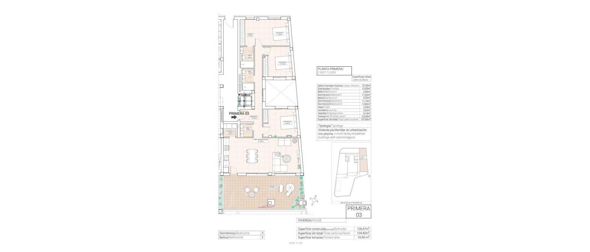Obra Nueva - Apartmento - Hondon de las Nieves - Pueblo