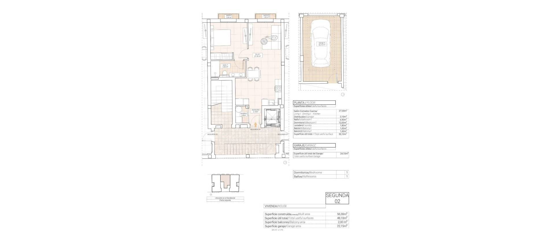 Obra Nueva - Apartmento - Hondon de las Nieves - Pueblo