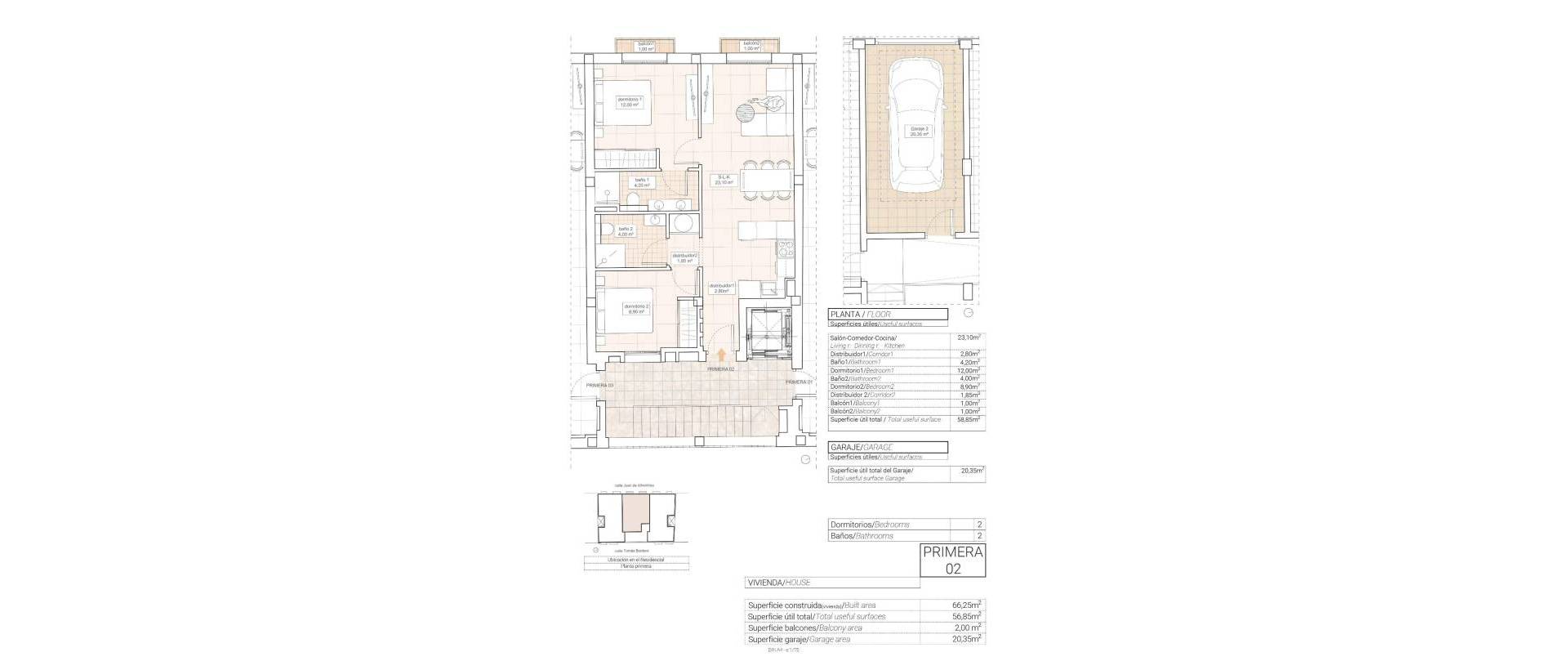 Obra Nueva - Apartmento - Hondon de las Nieves - Pueblo