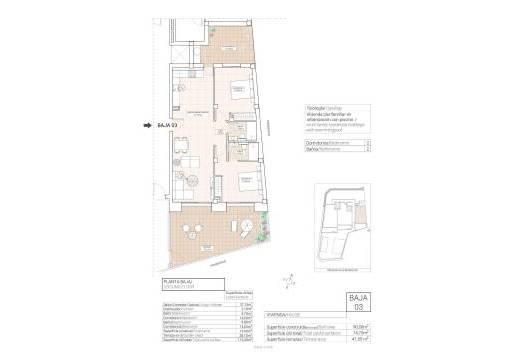 Obra Nueva - Ground floor apartment - Hondon de las Nieves - Pueblo