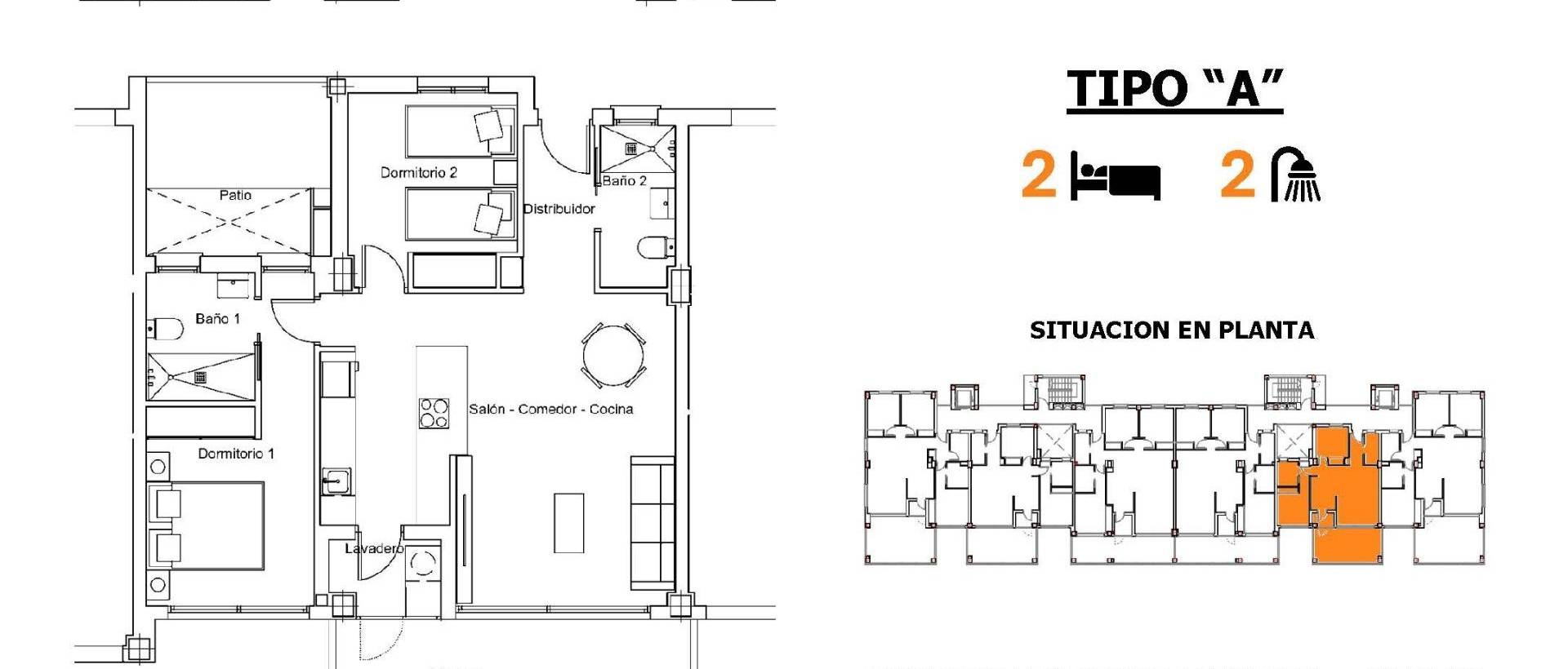 Obra Nueva - Ground floor apartment - San Miguel de Salinas - Pueblo