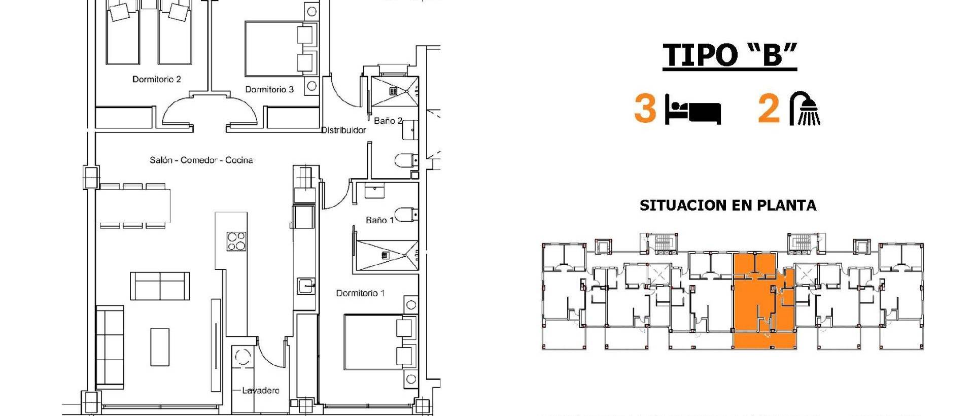 Obra Nueva - Ground floor apartment - San Miguel de Salinas - Pueblo