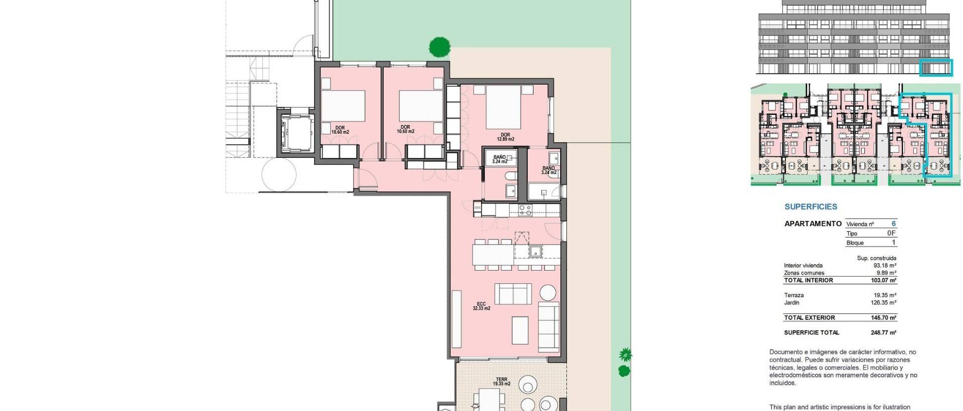 Obra Nueva - Ground floor apartment - Torre Pacheco - Santa Rosalia Lake And Life Resort