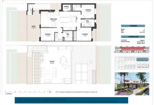 Obra Nueva - Top Floor Bungalow - Los Alcázares - Serena Golf