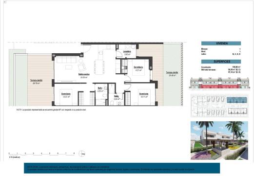 Obra Nueva - Ground Floor Bungalow - Los Alcázares - Serena Golf
