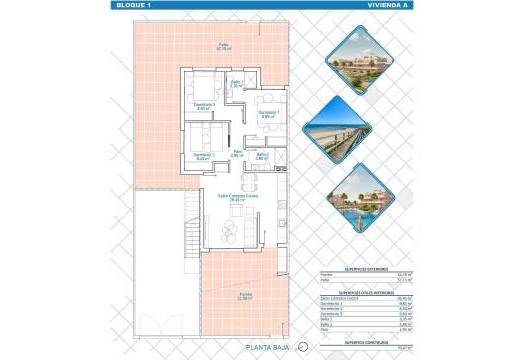Obra Nueva - Ground Floor Bungalow - Pilar de la Horadada - Lo Monte