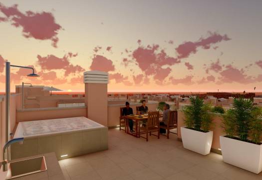 Obra Nueva - Top Floor Bungalow - Pilar de la Horadada - Lo Monte