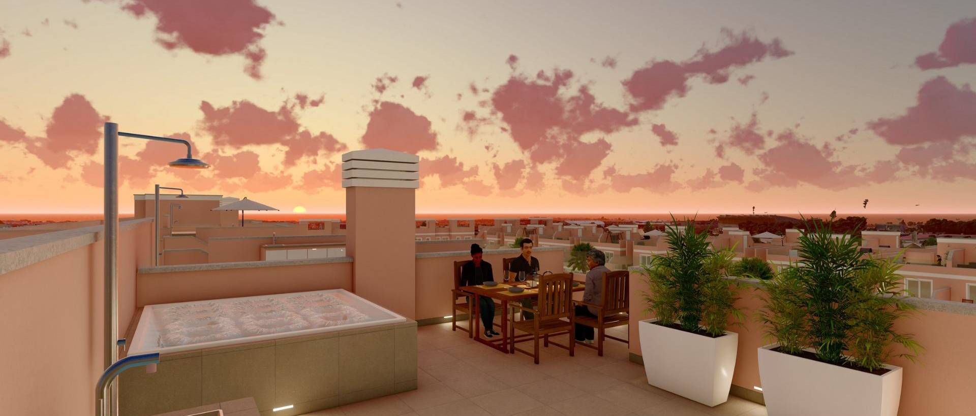 Obra Nueva - Top Floor Bungalow - Pilar de la Horadada - Lo Monte