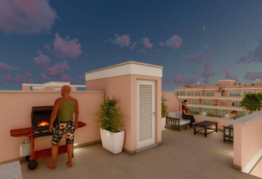 Obra Nueva - Top Floor Bungalow - Pilar de la Horadada - Lo Monte