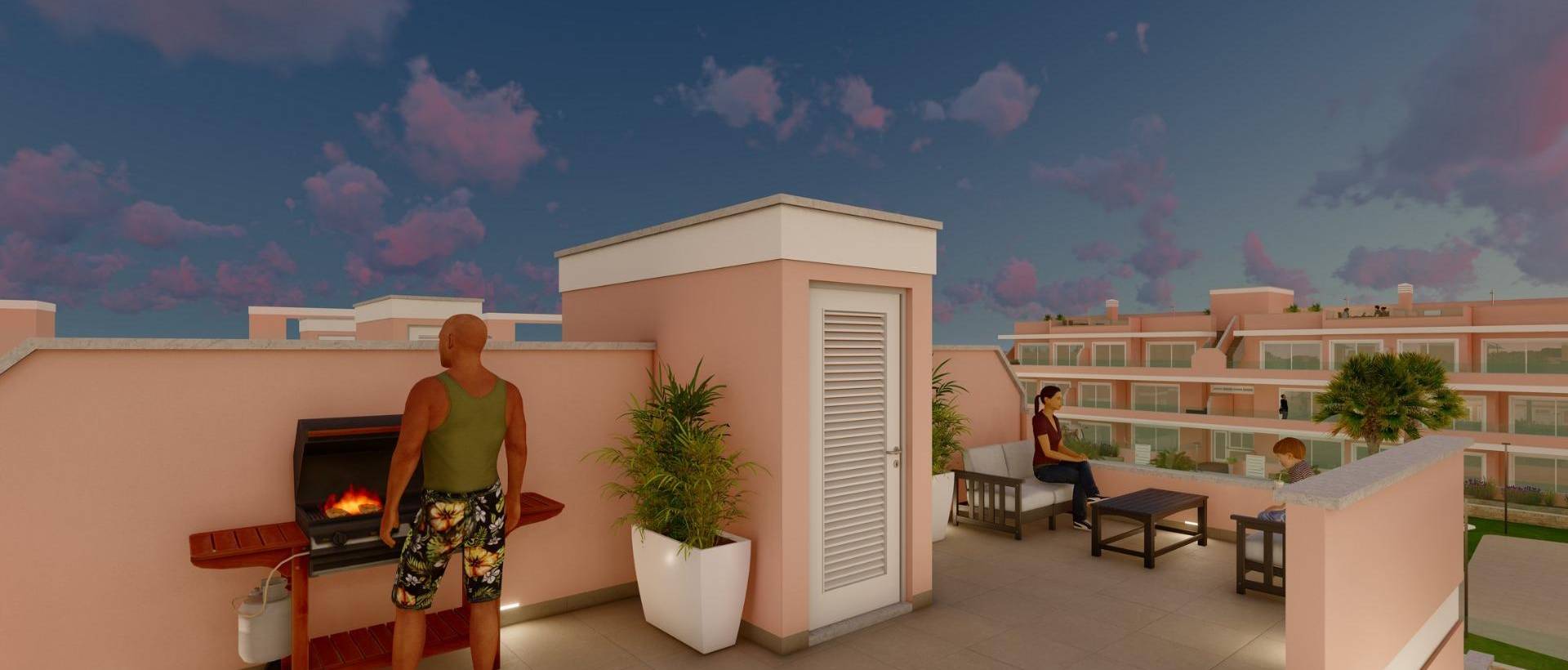 Obra Nueva - Top Floor Bungalow - Pilar de la Horadada - Lo Monte