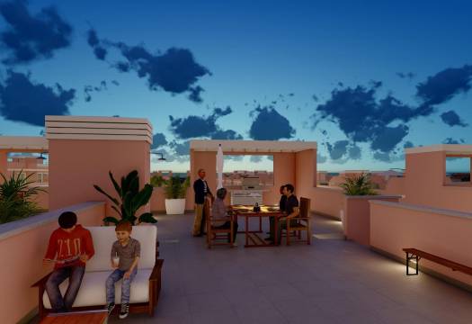 Obra Nueva - Top Floor Bungalow - Pilar de la Horadada - Lo Monte