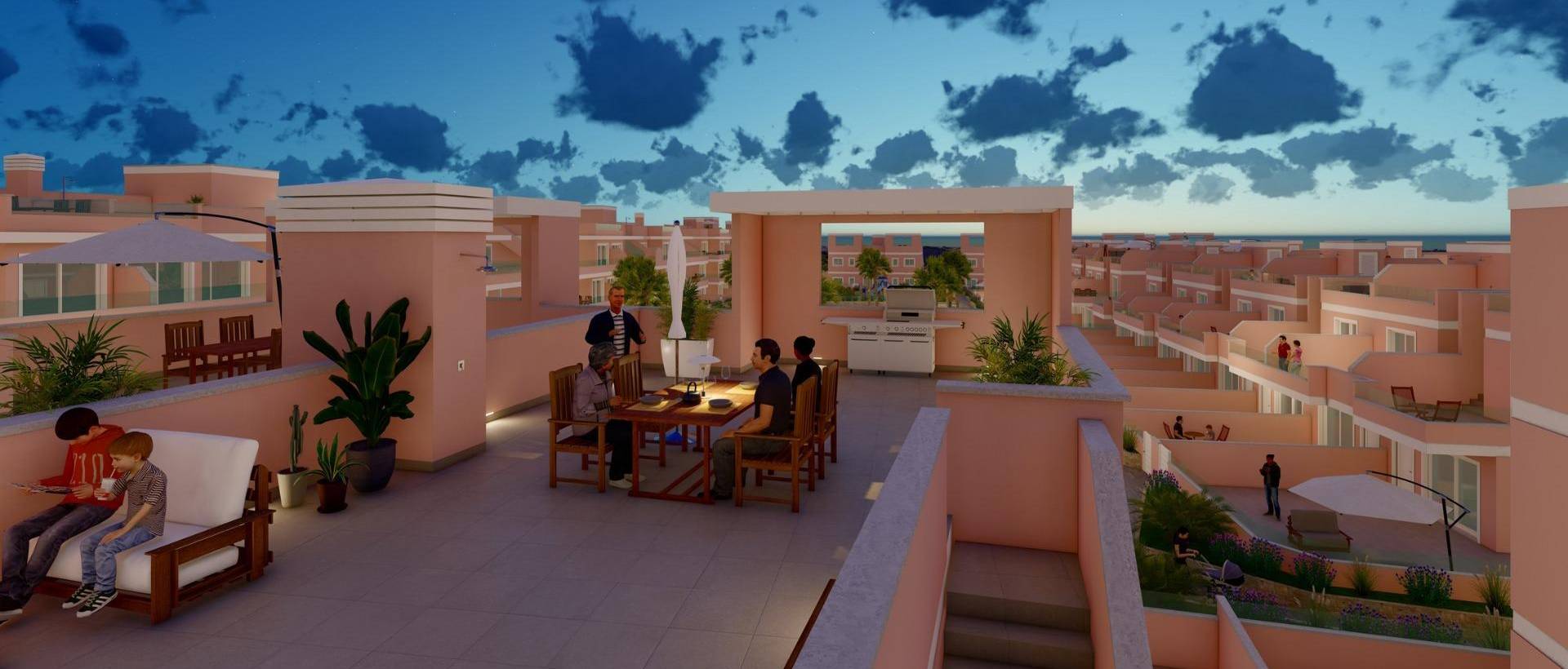Obra Nueva - Top Floor Bungalow - Pilar de la Horadada - Lo Monte