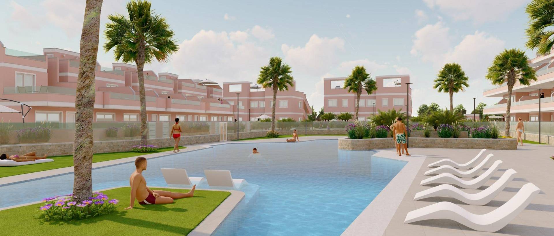 Obra Nueva - Top Floor Bungalow - Pilar de la Horadada - Lo Monte