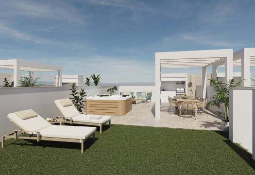 Top Floor Bungalow - Obra Nueva - Pilar de la Horadada - Parque Ramon eugenio Escudero