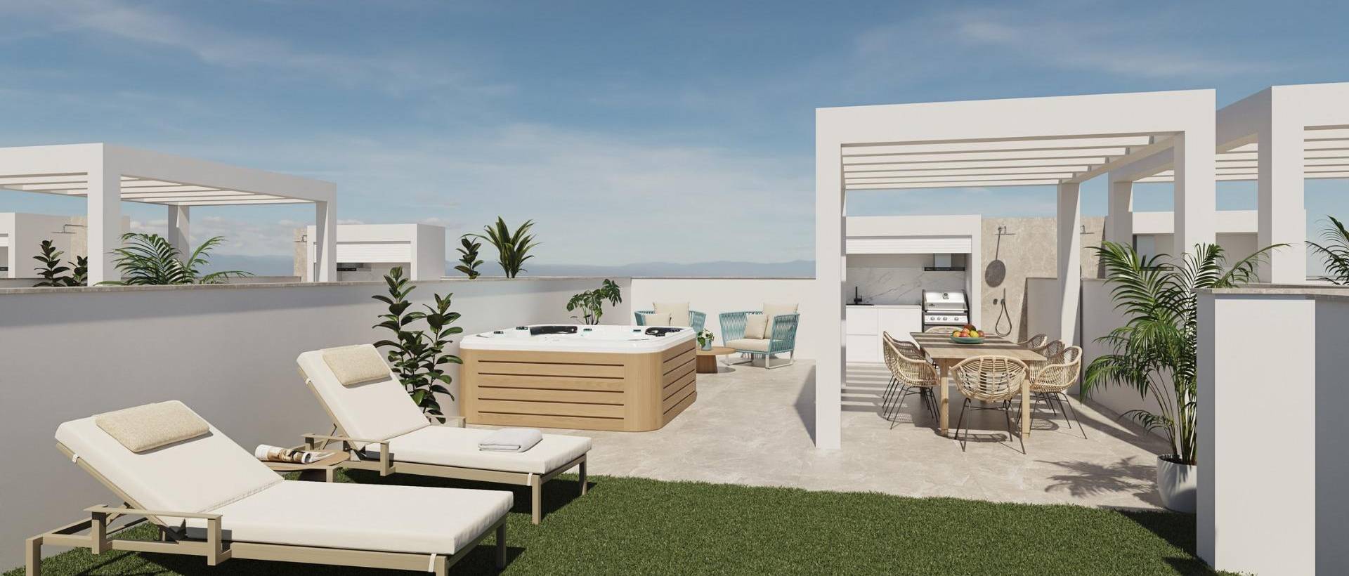 Obra Nueva - Top Floor Bungalow - Pilar de la Horadada - Parque Ramon eugenio Escudero