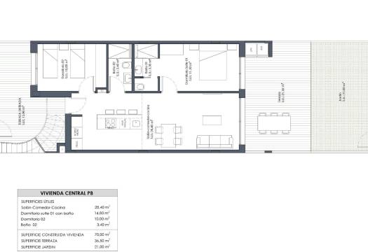 Obra Nueva - Ground Floor Bungalow - San Miguel de Salinas - Cerro del Sol