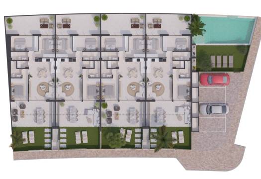 Obra Nueva - Top Floor Bungalow - San Pedro del Pinatar - Los Cuarteros