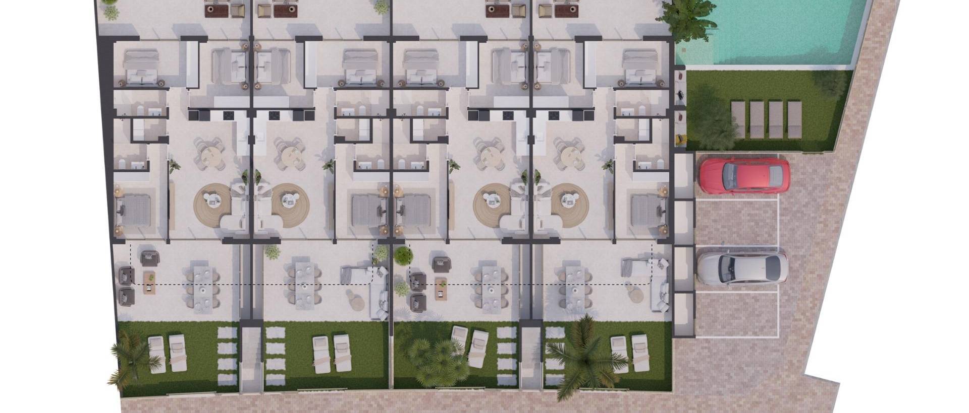 Obra Nueva - Top Floor Bungalow - San Pedro del Pinatar - Los Cuarteros