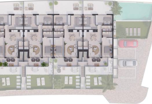 Obra Nueva - Top Floor Bungalow - San Pedro del Pinatar - Los Cuarteros