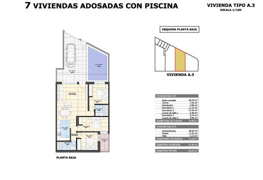 Obra Nueva - Ground Floor Bungalow - Pilar de la Horadada - pueblo