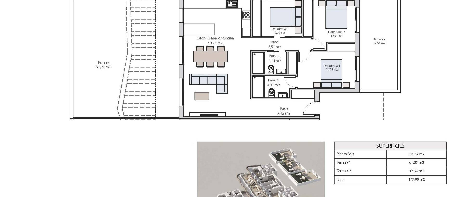 Obra Nueva - Ground Floor Bungalow - Finestrat - Balcón de finestrat