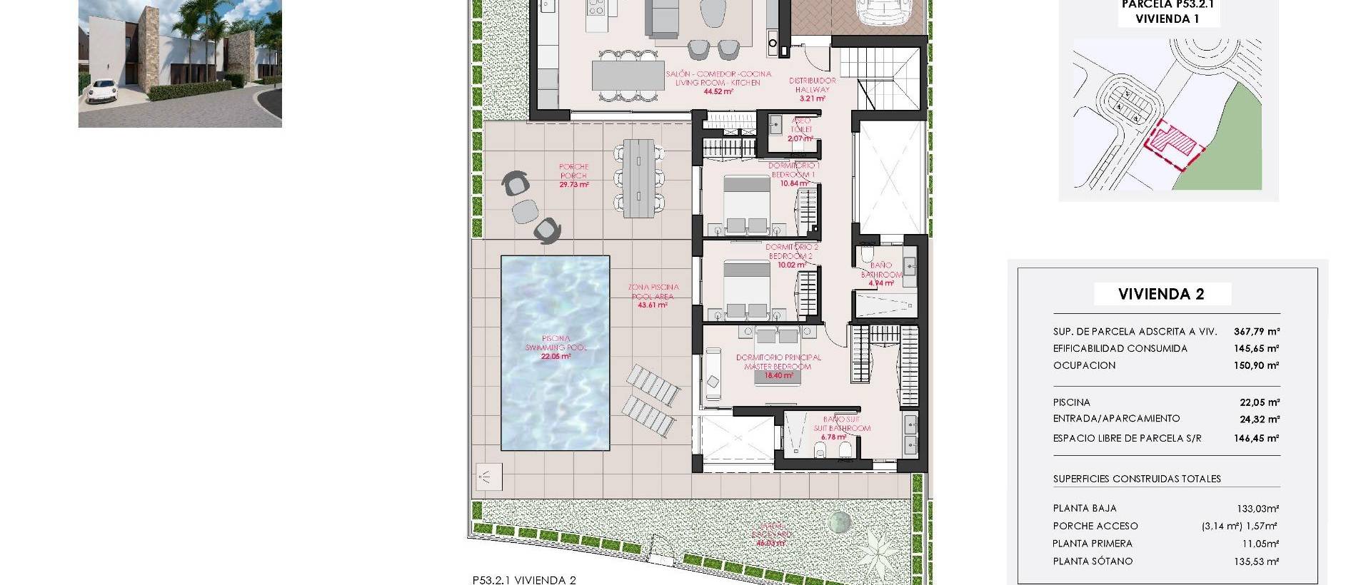 Obra Nueva - Villa / Chalet - Torre Pacheco - Santa Rosalia Lake And Life Resort
