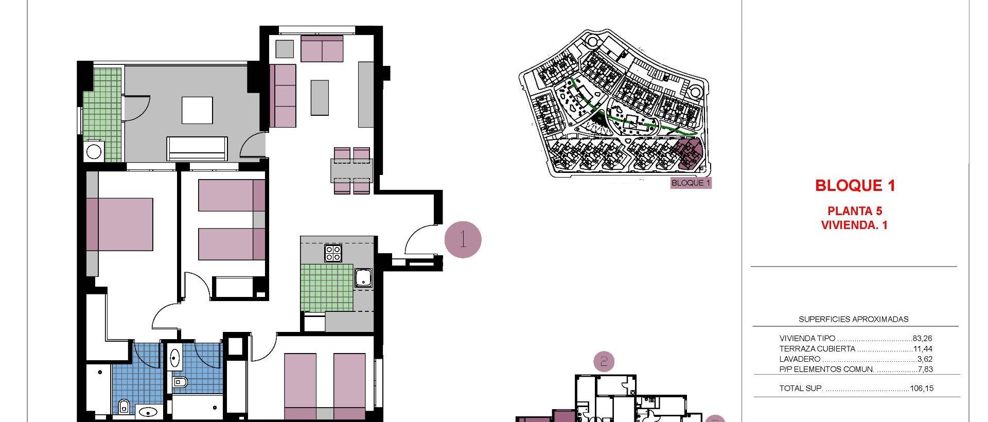 Obra Nueva - Apartmento - Pilar de la Horadada - Mil Palmeras