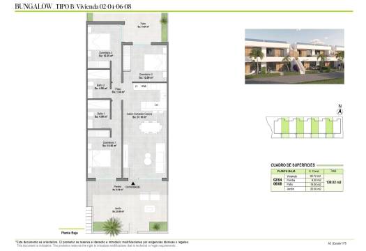 Obra Nueva - Ground Floor Bungalow - Alhama de Murcia - Condado de Alhama