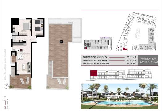 Obra Nueva - Top Floor Bungalow - Ciudad Quesada - Lo Marabu
