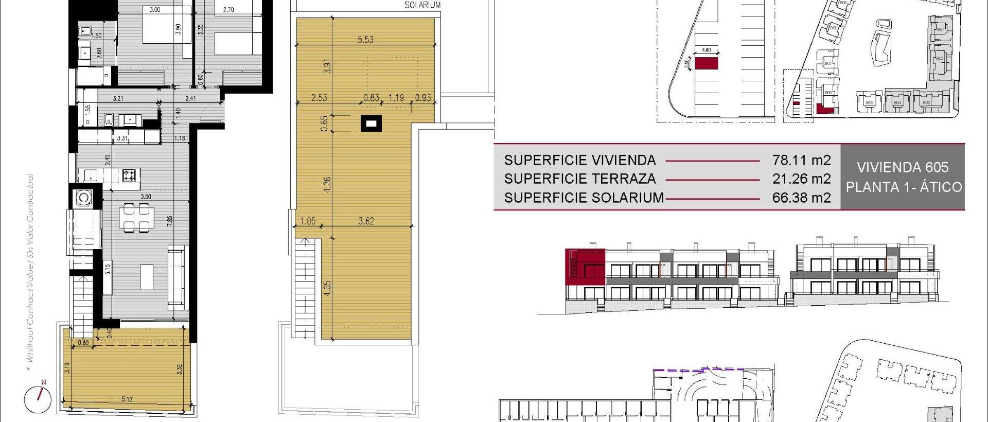 Obra Nueva - Top Floor Bungalow - Ciudad Quesada - Lo Marabu