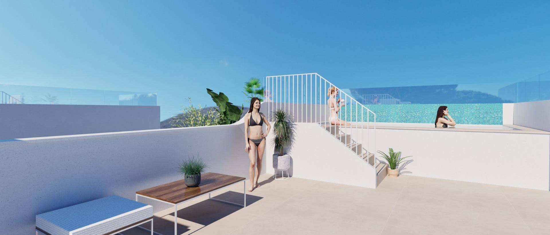 Obra Nueva - Ground Floor Bungalow - Pilar de la Horadada - Playa de las Higuericas