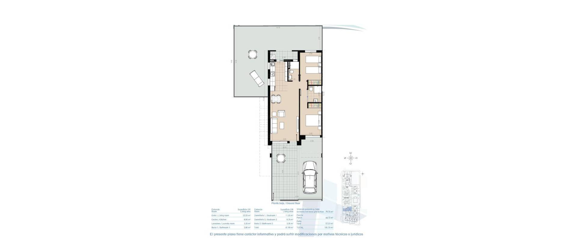 Obra Nueva - Ground Floor Bungalow - Pilar de la Horadada - Torre De La Horadada
