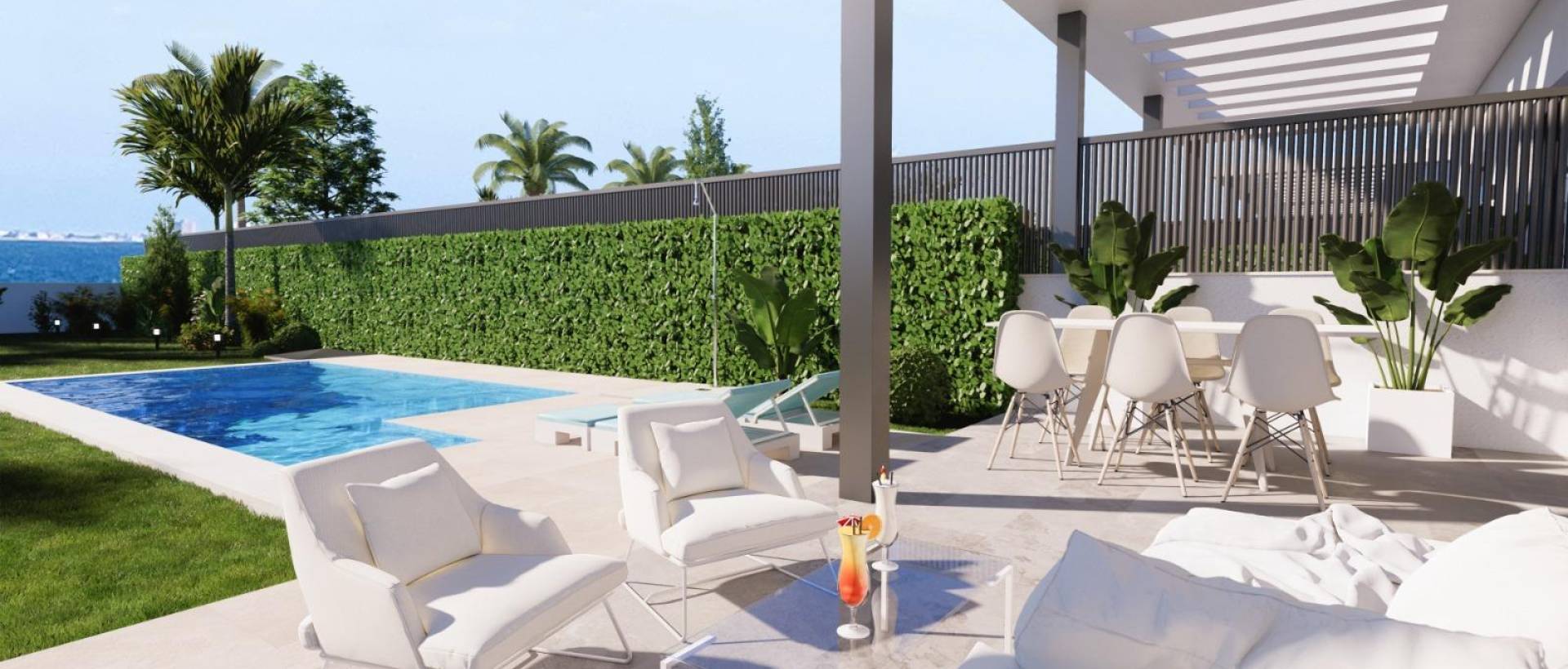 Obra Nueva - Semidetached - Los Alcázares - Nueva Ribera