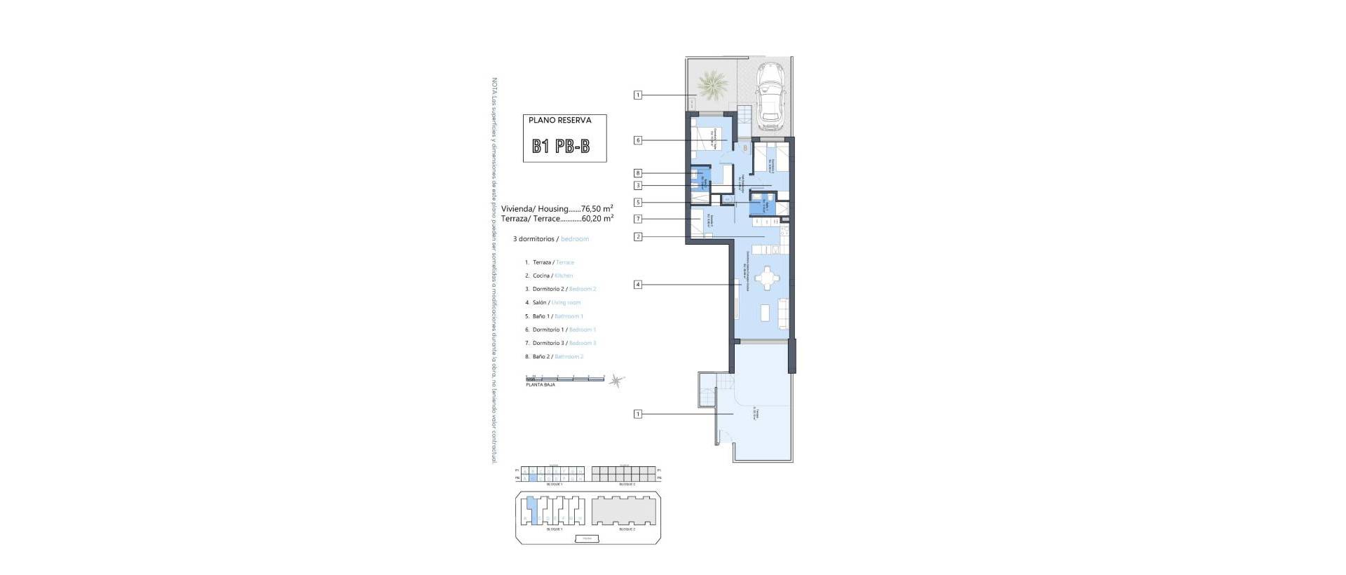 Obra Nueva - Ground Floor Bungalow - Dolores - Sector 3