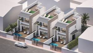 Obra Nueva - Villa / Chalet - San Pedro del Pinatar - Pueblo