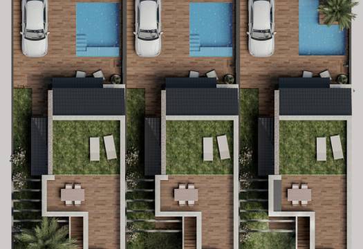 Obra Nueva - Villa / Chalet - San Pedro del Pinatar - Pueblo