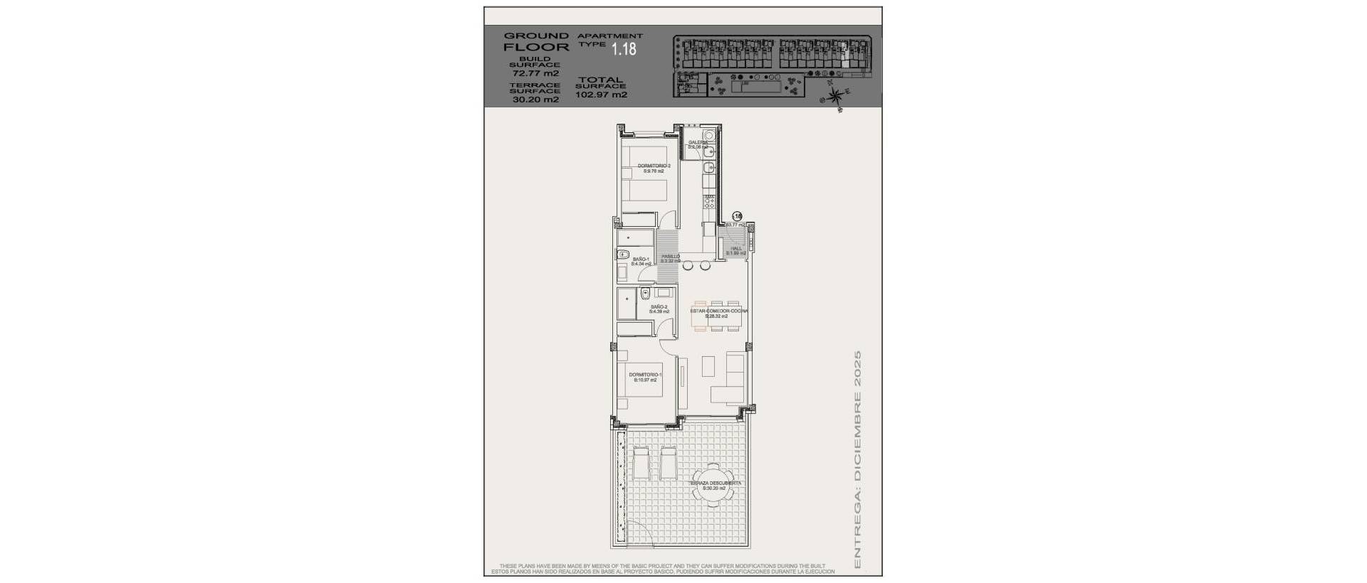 Obra Nueva - Ground Floor Bungalow - Torrevieja - Altos del Sol