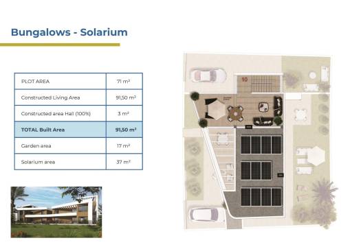 Obra Nueva - Top Floor Bungalow - Orihuela Costa - La Ciñuelica