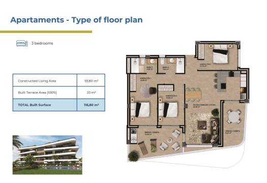 Obra Nueva - Apartmento - Orihuela Costa - La Ciñuelica