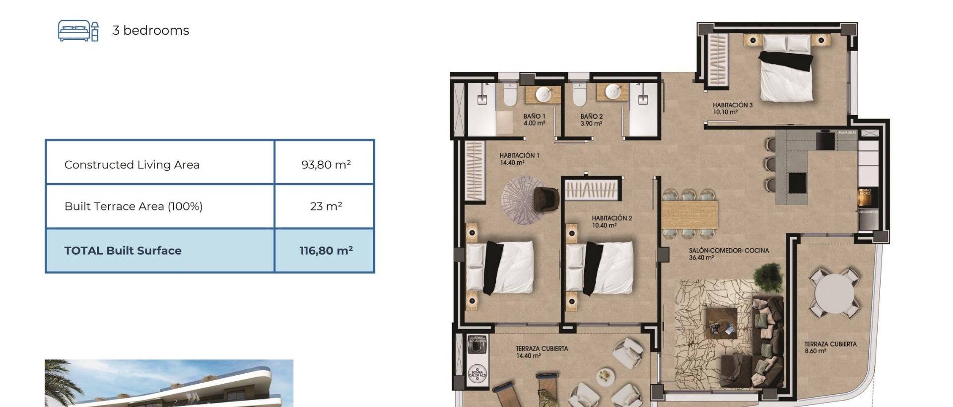 Obra Nueva - Apartmento - Orihuela Costa - La Ciñuelica