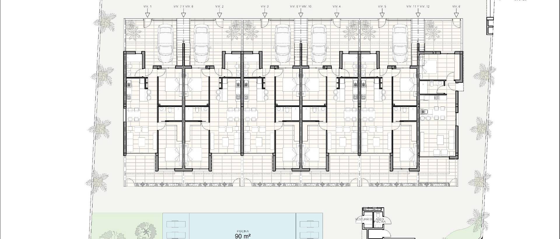Obra Nueva - Ground Floor Bungalow - Pilar de la Horadada - pueblo
