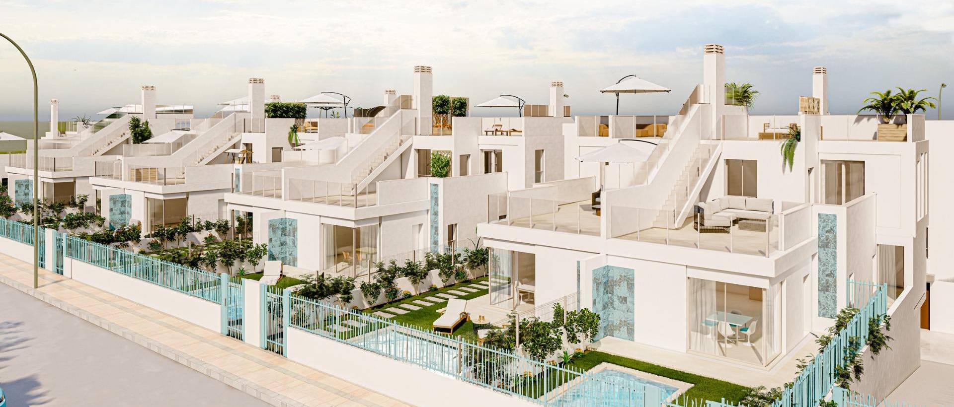 Obra Nueva - Semidetached - Los Alcázares - Torre del Rame